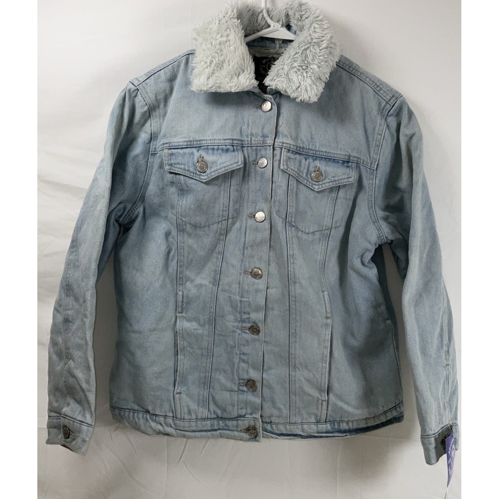 NWT Men Monte Carlo Polo & Jockey Club Sherpa Lined‎ Denim Trucker Jacket Medium